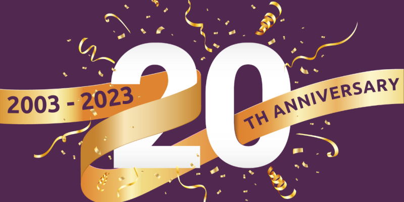 20th Anniversary Festive Celebrate Instagram Post Template