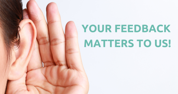 WE'D LOVE TO HEAR FROM YOU!