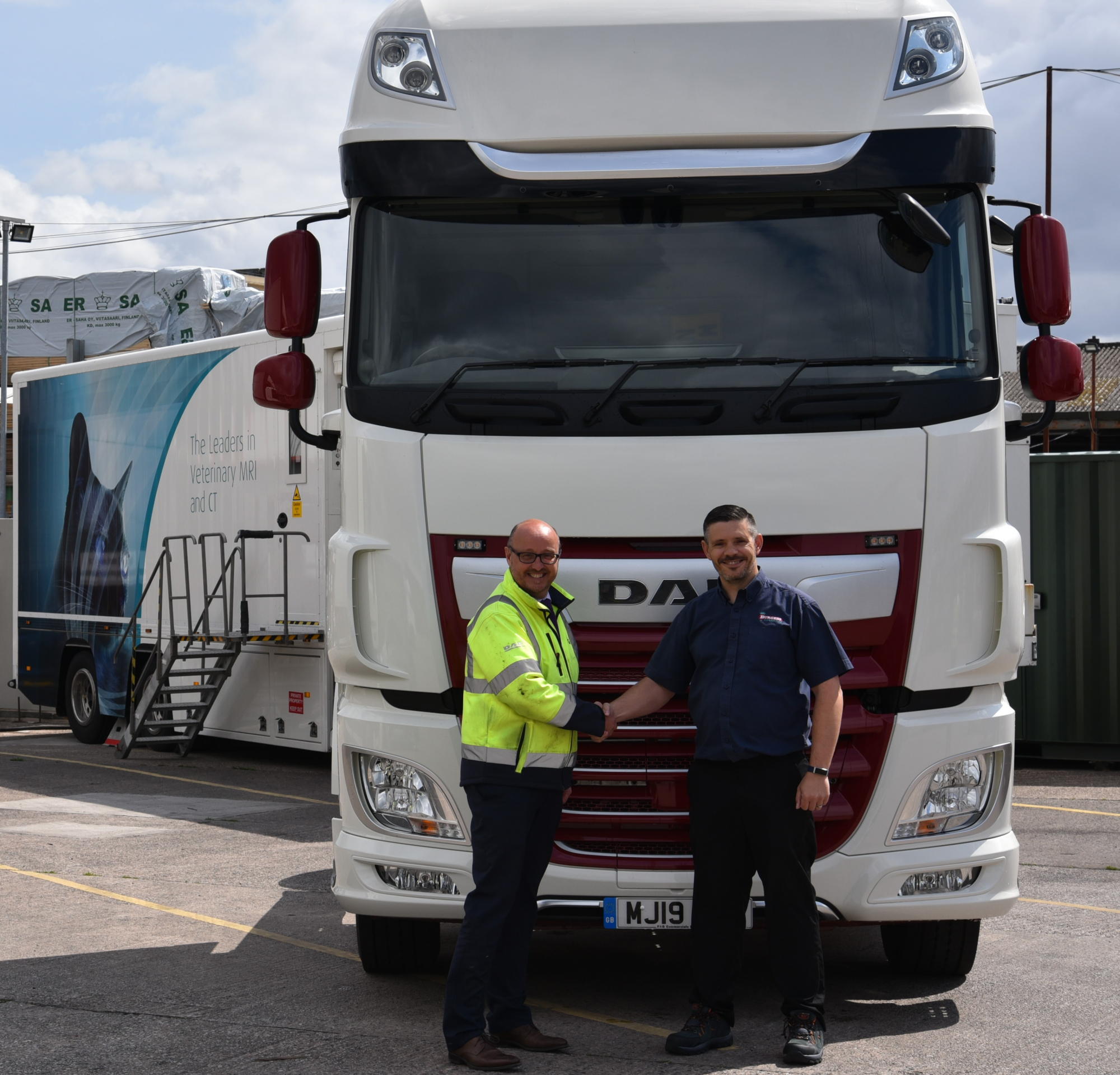 Burgess Diagnostics Ltd New truck added to the Burgess fleet